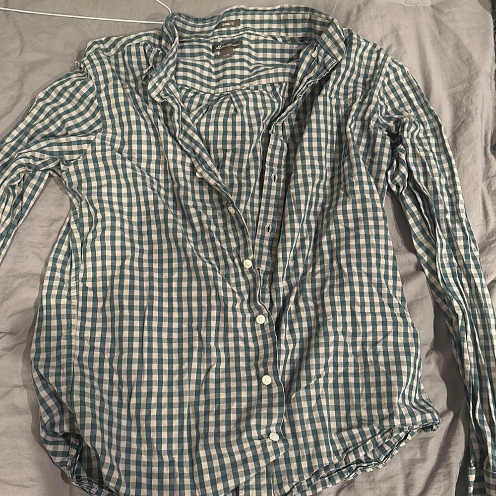 Classic fit Eddie Bauer Plaid Shirt